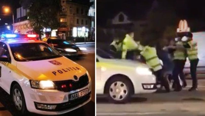 Filmarea polițiștilor: Cum au fost reținute cu mare scandal cele 5 femei