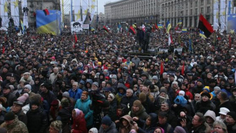 Motivul pentru care pe Maidan s-au adunat câteva mii de oameni