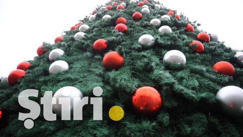 Principalul Pom de Crăciun al Moldovei, demontat din PMAN