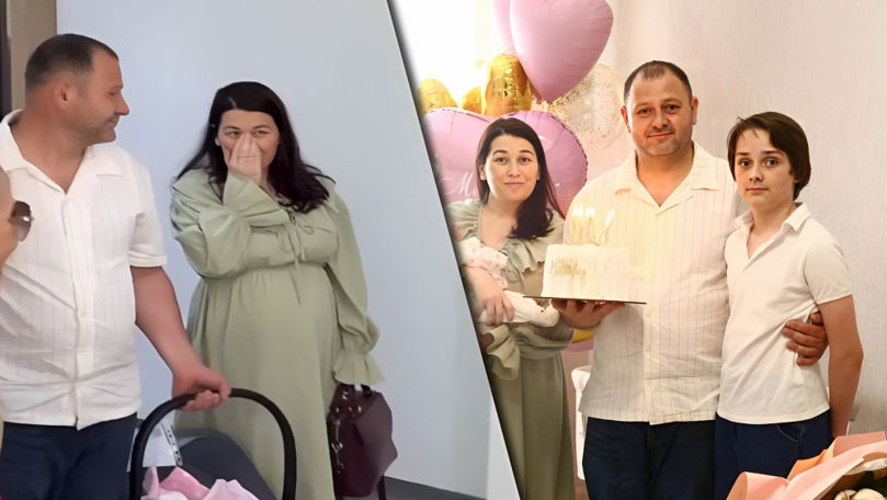 Cum au fost întâmpinate Victoria Roșca și fiica sa de la maternitate