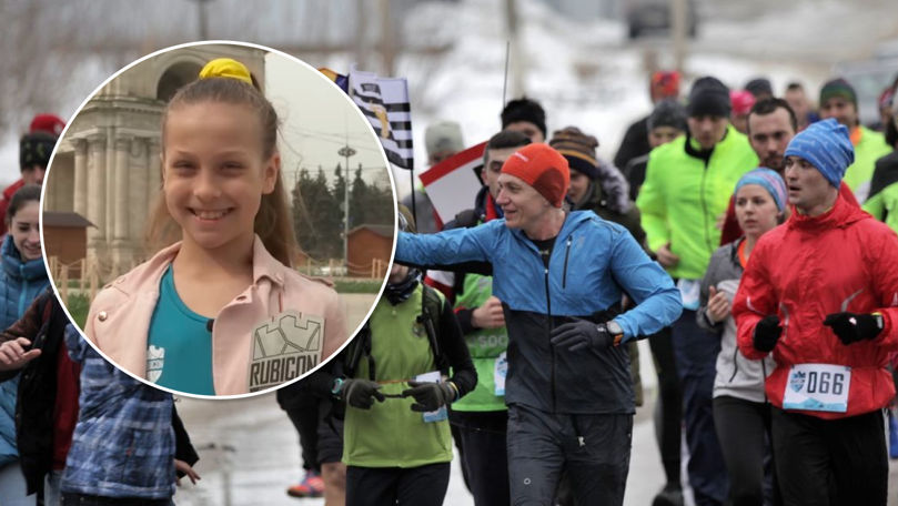 La nouă ani, o fată din Moldova a alergat 130 km în 52 de ore