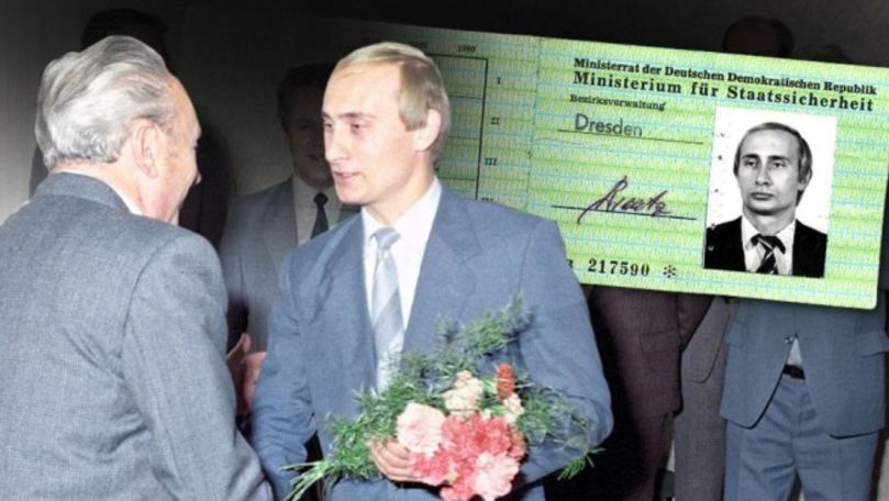 Legitimaţia oferită de Stasi lui Putin pe vremea când era agent KGB