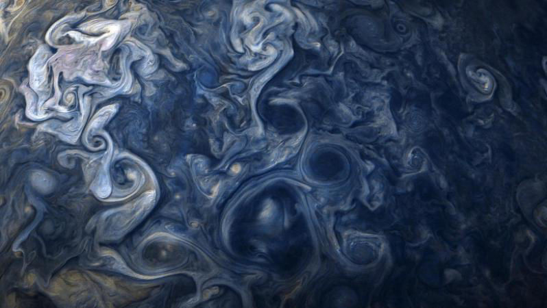 NASA a publicat o imagine spectaculoasă cu planeta Jupiter