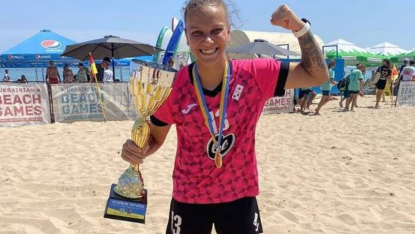 Jucătoarea din țară care a marcat în Liga Campionilor la fotbal pe plajă