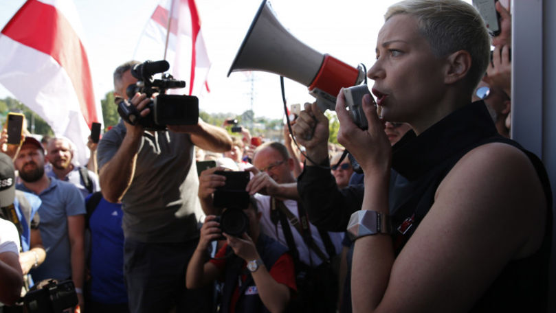 Maria Kolesnikova, inculpată pentru periclitarea securităţii din Belarus