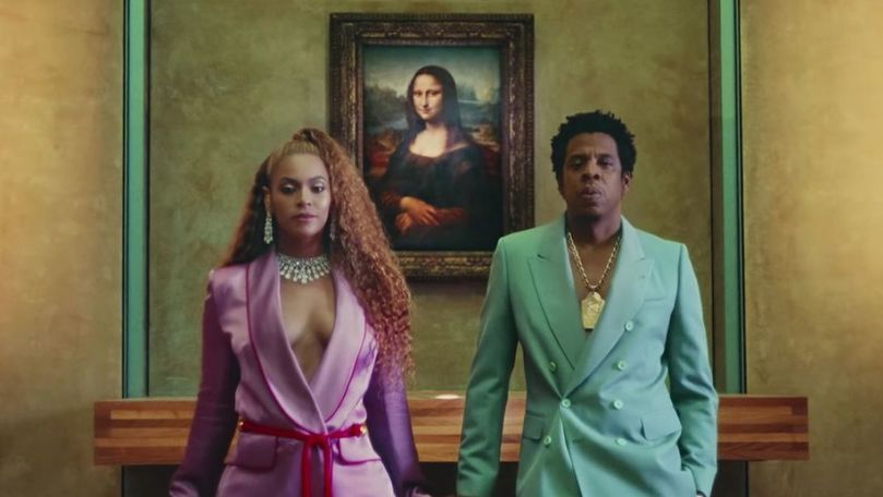 Beyonce și Jay Z au filmat la Luvru noua piesă din ultimul lor album