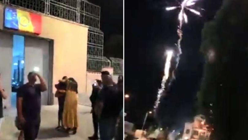 Eliberare din penitenciar, sărbătorită cu șampanie și artificii