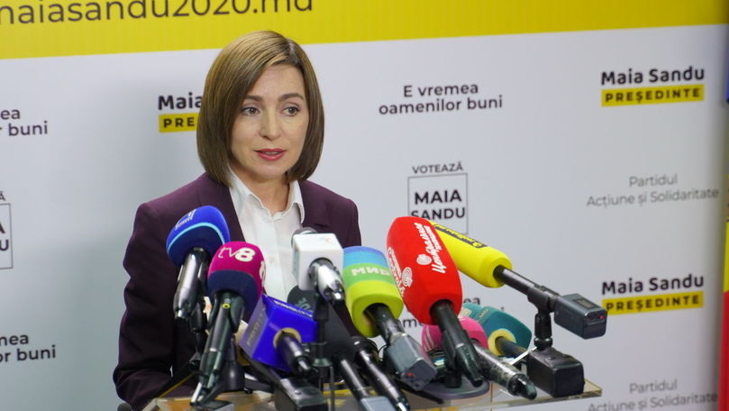 Maia Sandu e convinsă că va reuși să dizolve Parlamentul