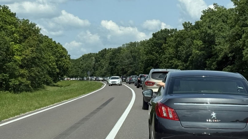 Ziua Copilului: Ambuteiaj de peste 4 km spre Reședința de Stat
