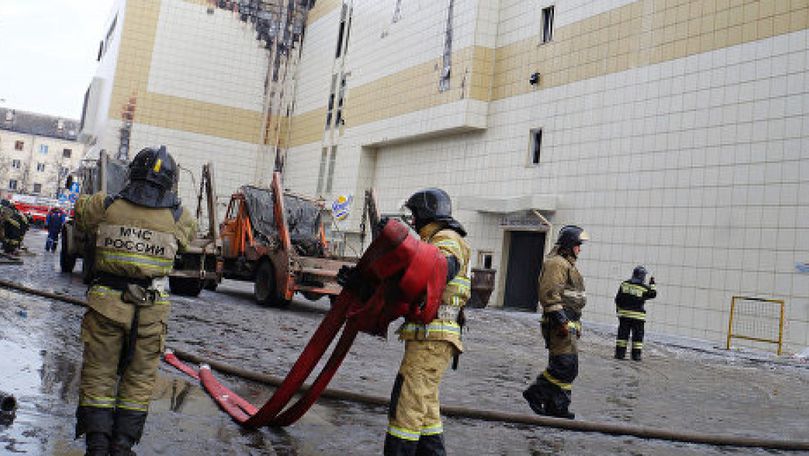 Cauza oficială a incendiului din centrul comercial din Kemorovo