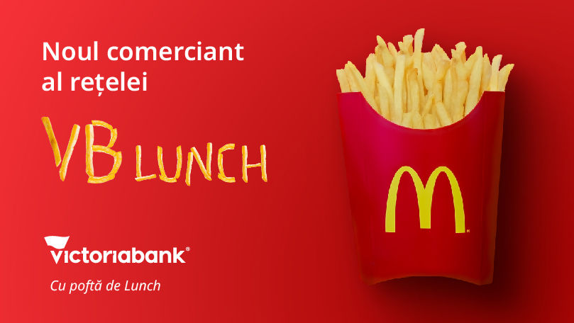 McDonald’s, partenerul proiectului Victoriabank Lunch (P)