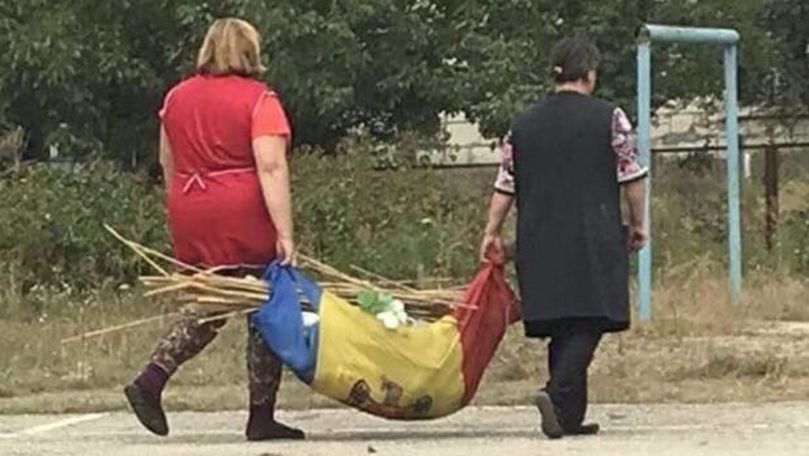 Cine sunt cele două femei care au profanat drapelul Moldovei