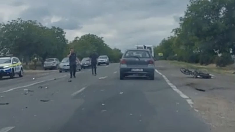 Grav accident la Rezina: Un tânăr, în stare foarte gravă la spital