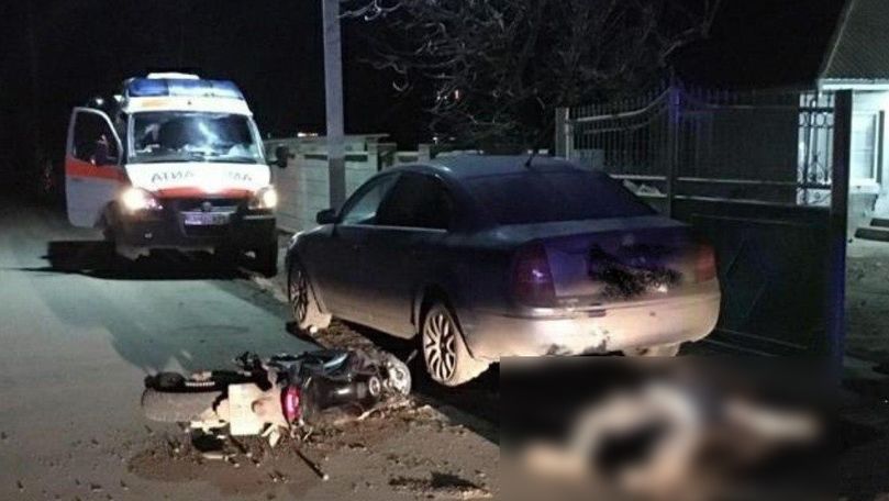 Accident fatal în ajun de Crăciun: Un motociclist a murit la Hâncești