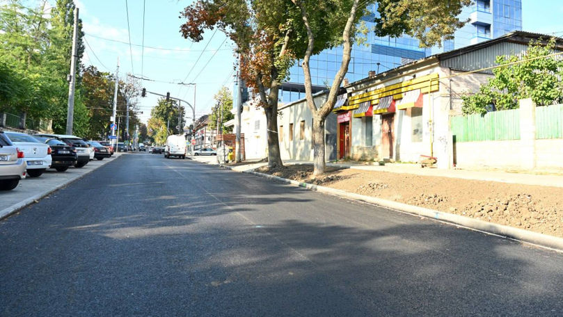 O stradă din Chișinău, reparată capital. Cât au costat lucrările