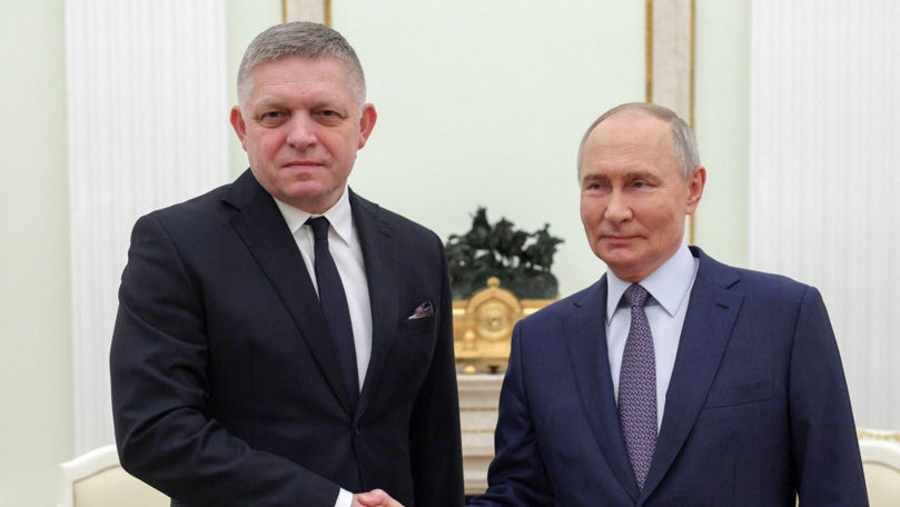 Fico: Putin este gata să se întâlnească cu Zelenski în afara Moscovei