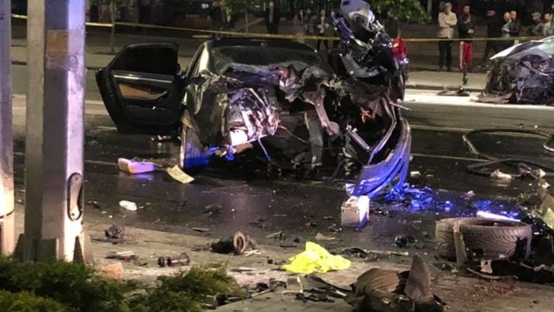 Momentul accidentului cumplit, filmat în Chișinău: 2 morți