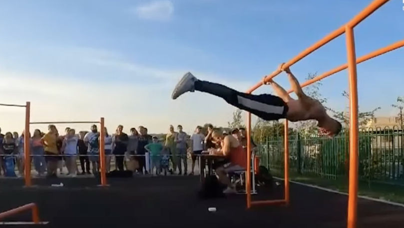 Practică street workout-ul din pasiune: Povestea unui sportiv amator