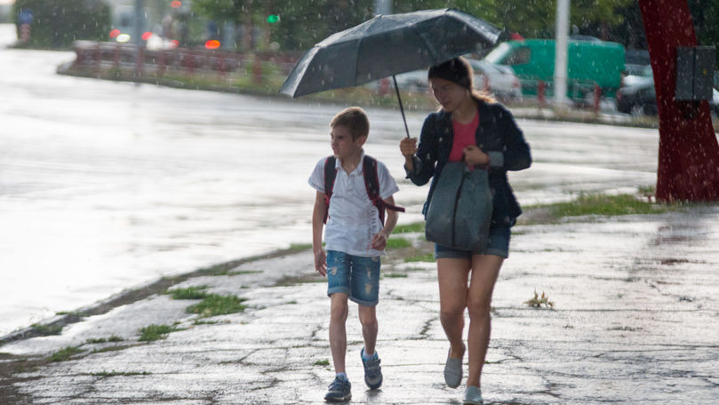 Во вторник на большей части территории Молдовы пройдут слабые дожди с грозами. Фото: Point.md