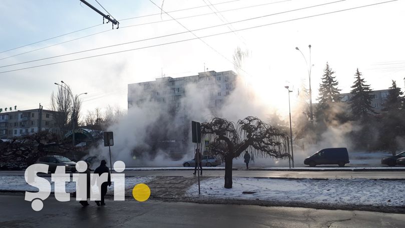 Avarie în Chișinău: 30 de blocuri au rămas fără căldură