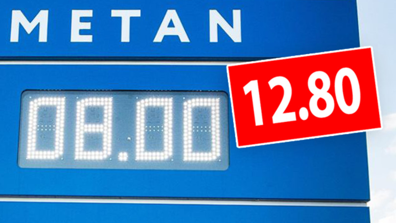 Газовые заправки в Молдове поднимают цену на сжатый газ метан. Коллаж Point.md.