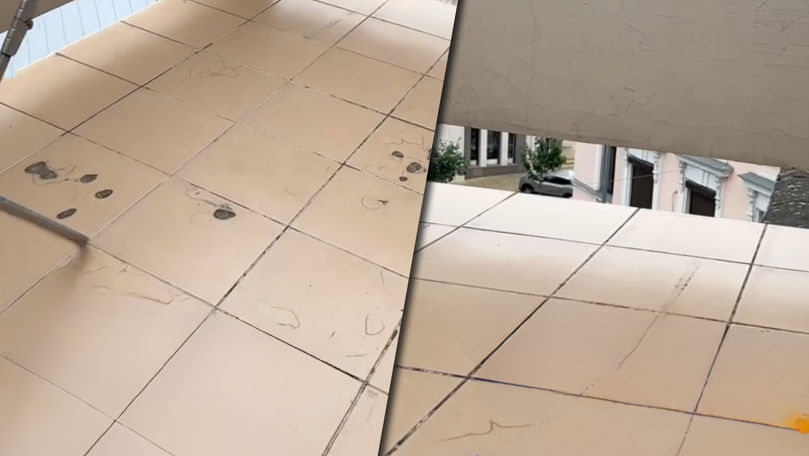 Balcon periculos la un spital din Chișinău: O mamă atenționează