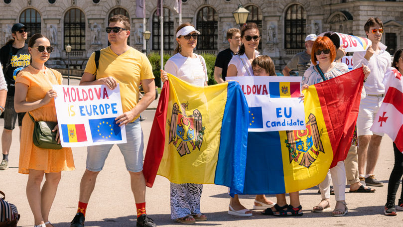 Marș de susținere a R. Moldova în obținerea statutului, la Viena