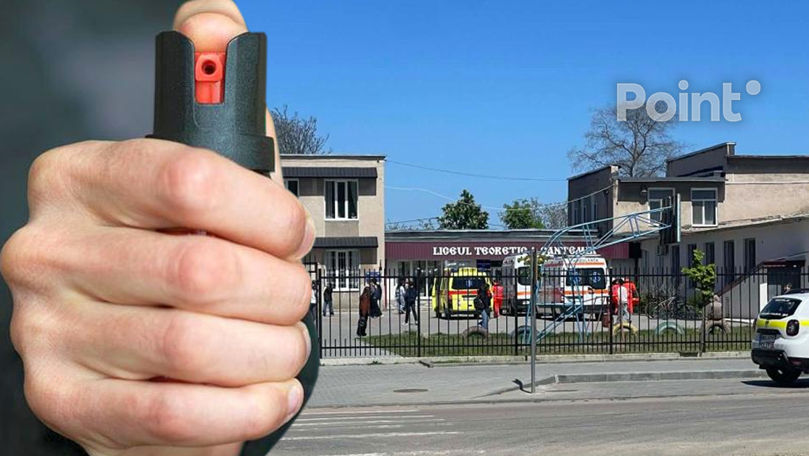 В Кагуле восемь школьников попали в больницу после распыления слезоточивого газа.