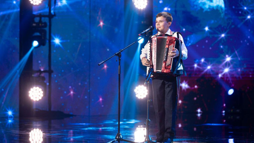 Un moldovean de 14 ani, moment unic pe scena de la Românii au Talent