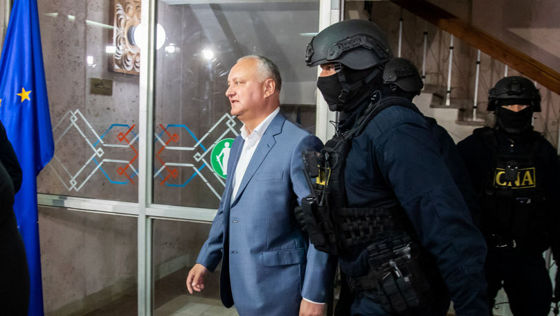 Igor Dodon, plasat în arest la domiciliu pentru 30 de zile
