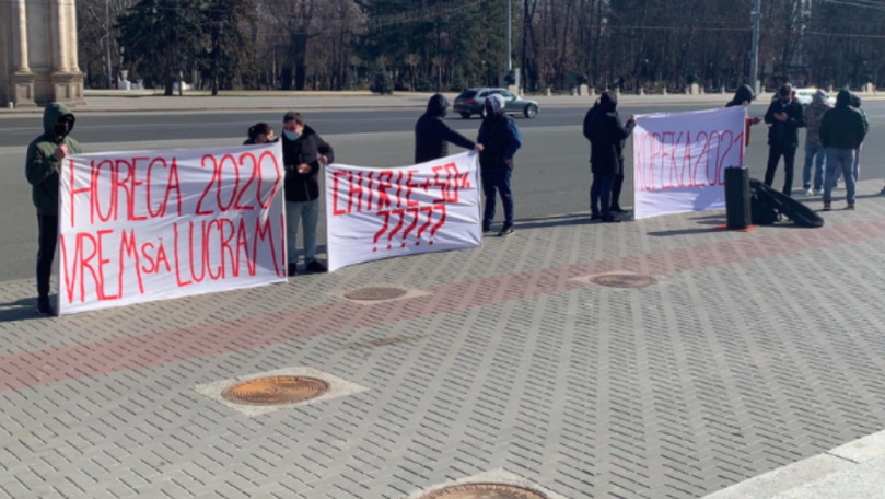 Antreprenorii din HoReCa protestează la Guvern. De ce sunt nemulțumiți