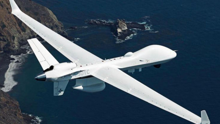 Un avion de luptă al Rusiei a lovit o dronă a SUA deasupra Mării Negre