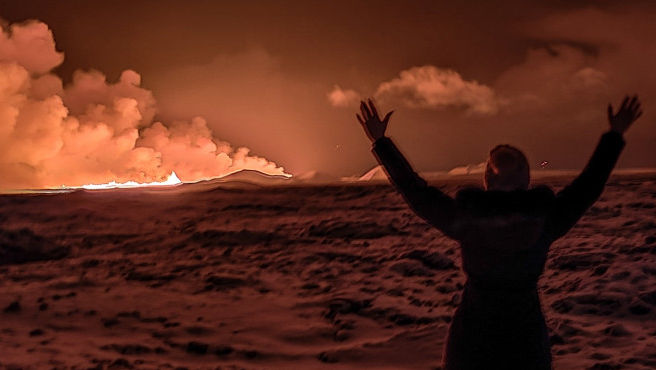 O nouă erupție vulcanică a avut loc în Islanda. Este a patra în trei ani