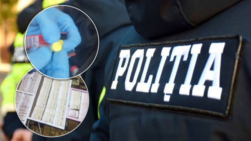 Captură de droguri de circa 500.000 de lei la Cahul: Trei reținuți