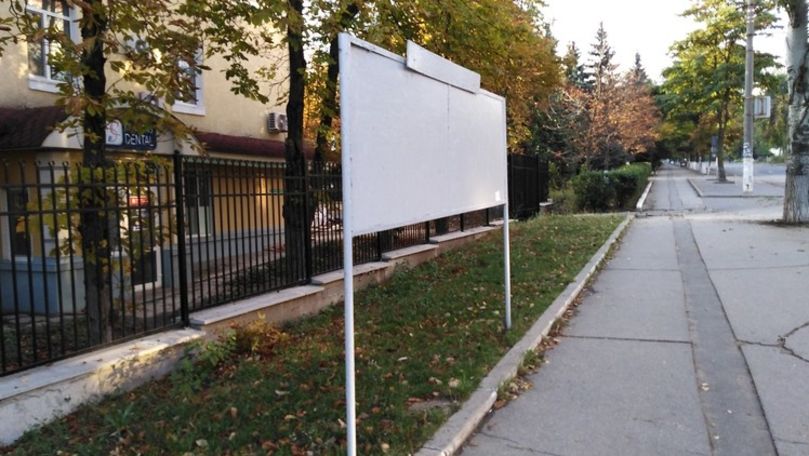 Lista locurilor unde se va permite afișajul electoral în Chișinău