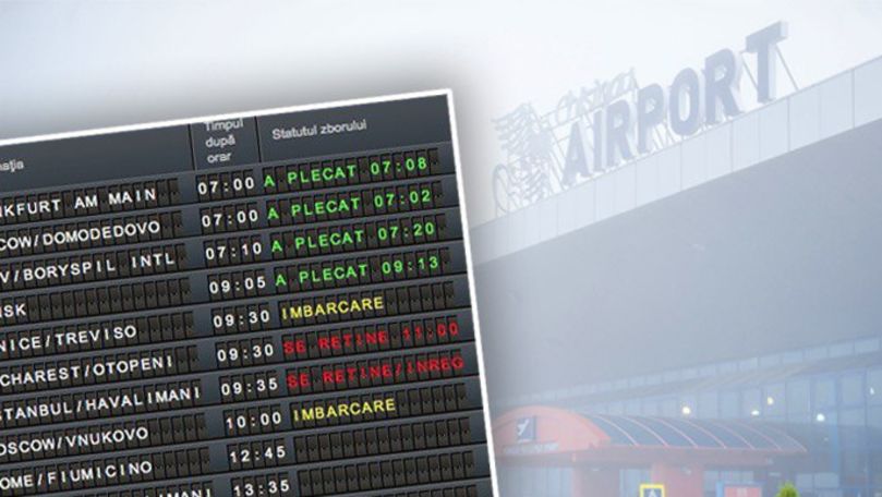 Ceață în Moldova: Mai multe zboruri, reținute și anulate la Aeroport