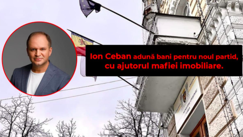 PAS: Ceban adună bani pentru noul partid cu ajutorul mafiei imobiliare