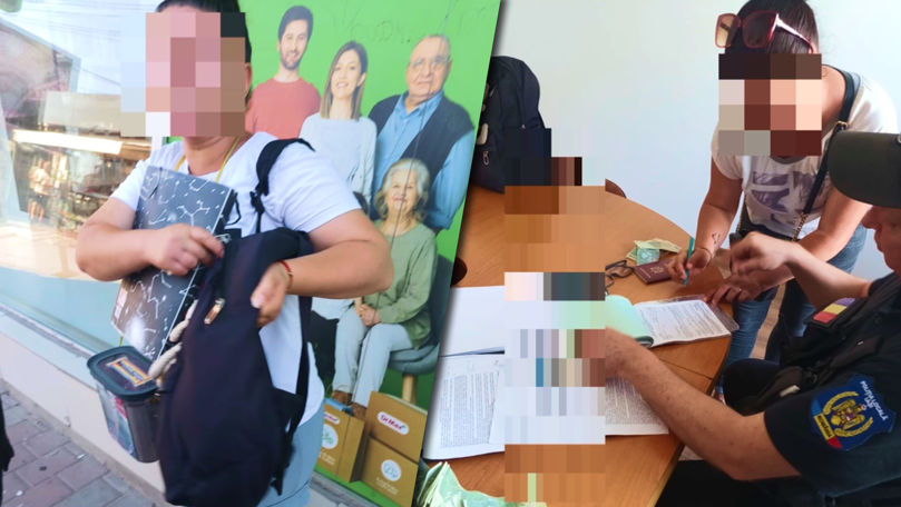 O tânără din R. Moldova, reținută în România pentru cerșetorie