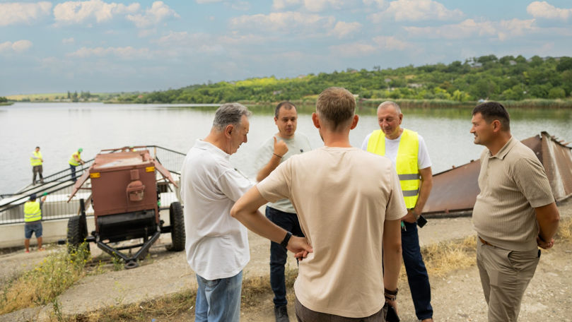 După 50 de ani, barajul lacului din Râșcani este reconstruit