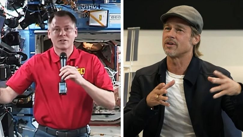 Brad Pitt s-a aflat în duplex de la sediul NASA din Washington