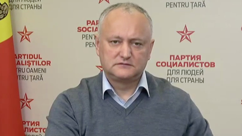 Председатель ПСРМ Игорь Додон. 