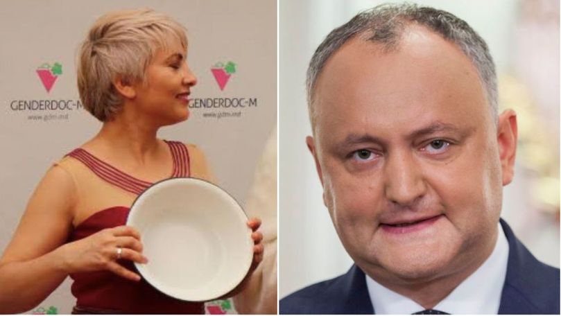Igor Dodon, decorat cu anti-premiul A intrat nora în blide