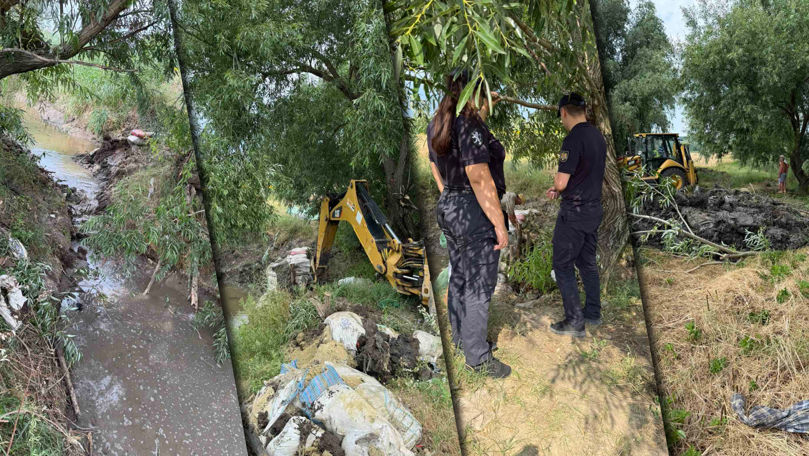Un baraj construit ilegal, demolat de inspectorii de mediu din Ialoveni