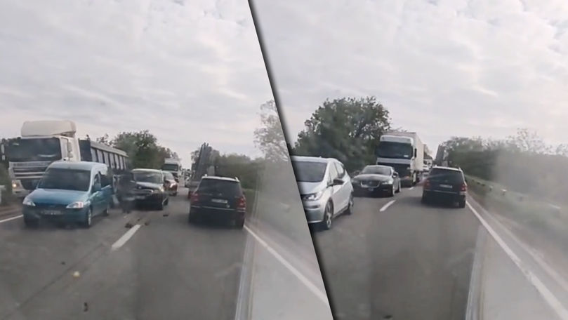 Accident matinal pe Șoseaua Balcani: Un camion și două mașini, implicate