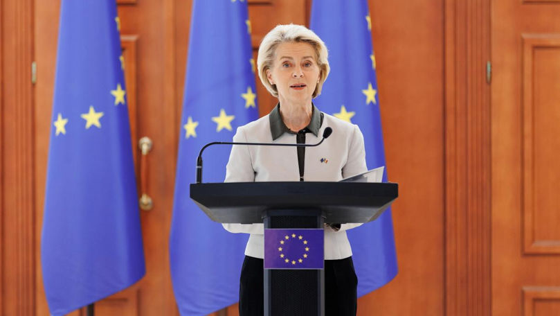 Von der Leyen: Moldova poate începe negocierile pentru aderarea la UE