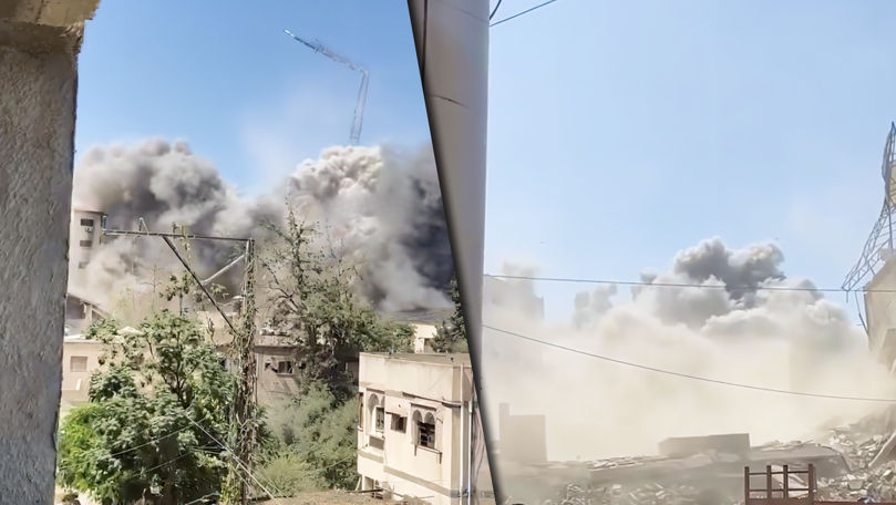 Încă un bloc-turn a fost distrus de armata israeliană în Fâșia Gaza