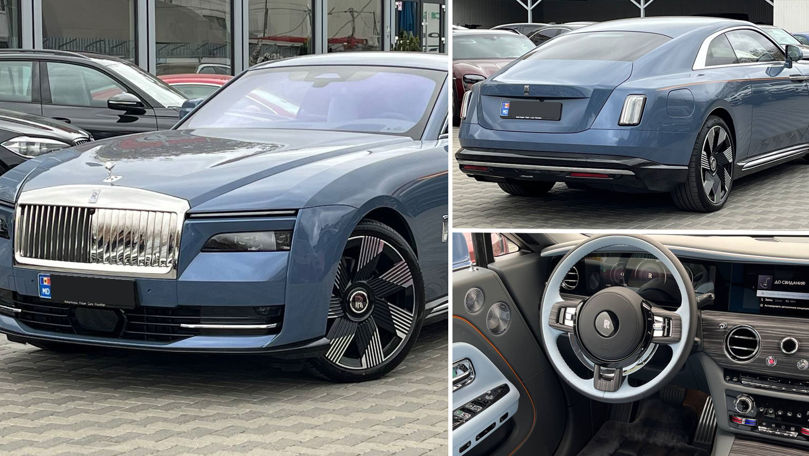 В Кишиневе на продажу выставили Rolls-Royce Spectre за 549 ​​900 евро.