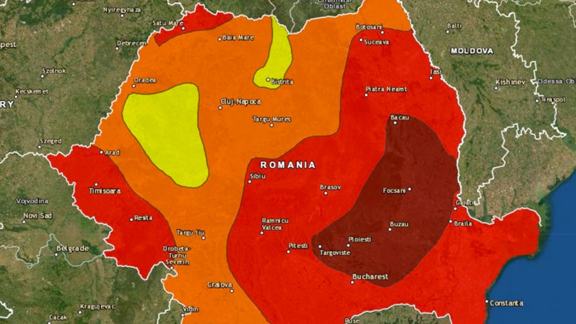 В Румынии произошло землетрясение магнитудой 4,0.