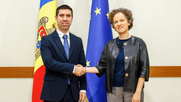 Ministrul de Externe a salutat noua ambasadoare a Franței la Chișinău