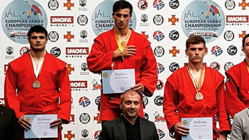 Medalii la campionatul de sambo din Cehia pentru sportivii noștri